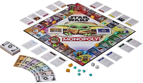 Jogo Monopoly Disney Star Wars The Child Baby Yoda - Hasbro